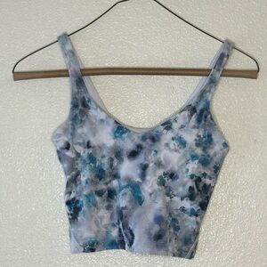 Lululemon Athletica Blue and Gray Tank Top